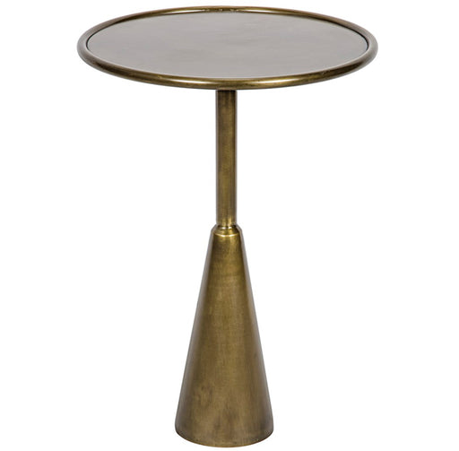 NOIR Furniture - QS Hiro Side Table, Antique Brass Finish - GTAB696MB - GreatFurnitureDeal