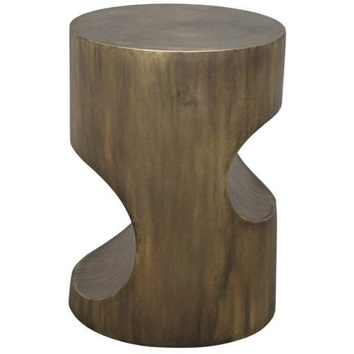 NOIR Furniture - Margo Side Table in Metal w-Aged Brass Finish - GTAB733AB - GreatFurnitureDeal