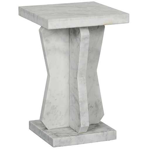 NOIR Furniture - Vasco Side Table, Marble - GTAB739 - GreatFurnitureDeal