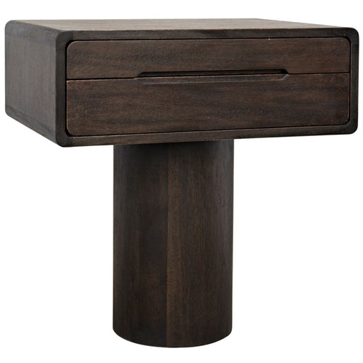 NOIR Furniture - Langford Side Table, Ebony Walnut - GTAB871EB - GreatFurnitureDeal