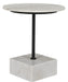 NOIR Furniture - Rodin Side Table, Matte Black - GTAB874MTB - GreatFurnitureDeal