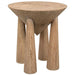 NOIR Furniture - Kongo Side Table, Distressed Mindi - GTAB885DM - GreatFurnitureDeal