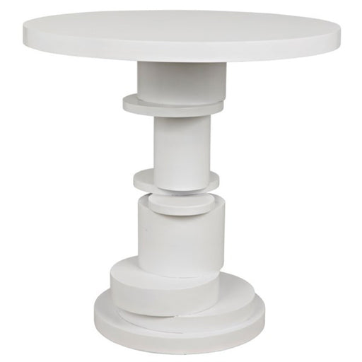NOIR Furniture - Hugo Side Table, Solid White - GTAB886SW - GreatFurnitureDeal