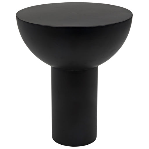 NOIR Furniture - Touchstone Side Table, Black Metal - GTAB890MTB - GreatFurnitureDeal