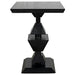 NOIR Furniture - Majesty Side Table, Hand Rubbed Black - GTAB918HB - GreatFurnitureDeal