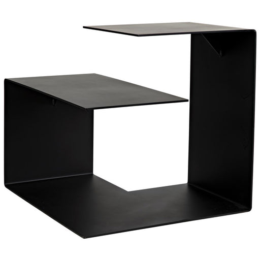 NOIR Furniture - Solo Side Table, Black Metal - GTAB932MTB - GreatFurnitureDeal