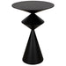 NOIR Furniture - Zasa Side Table, Black Metal - GTAB947MTB - GreatFurnitureDeal
