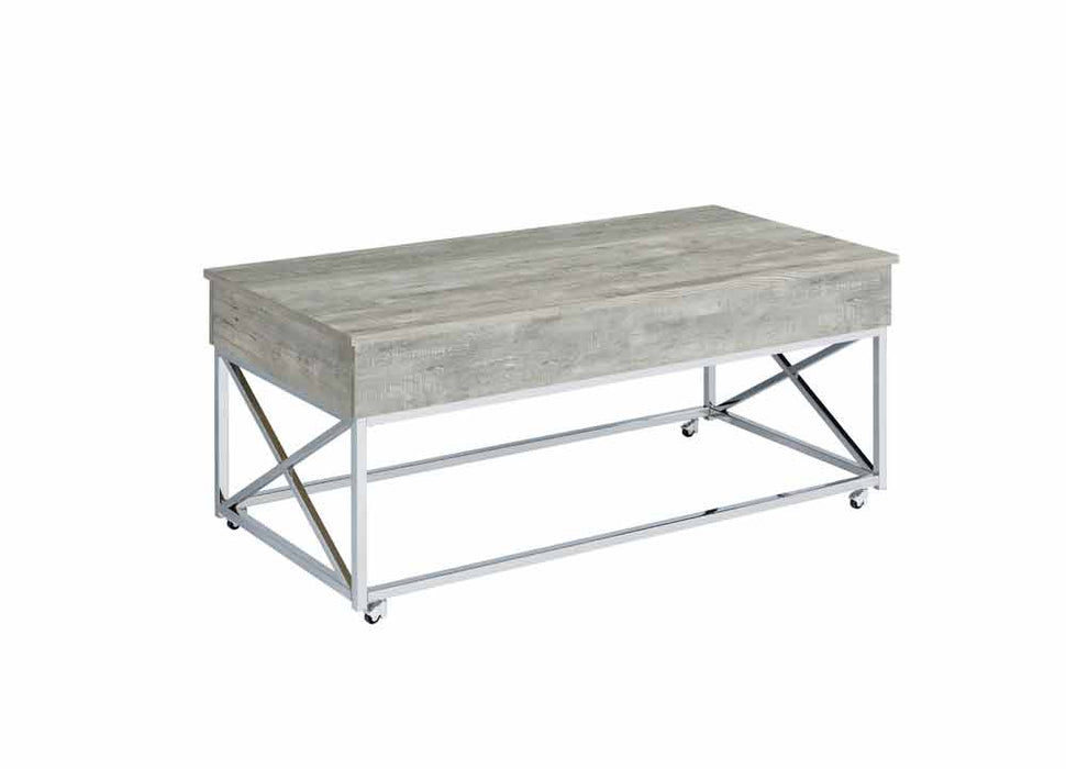 Myco Furniture - Gwen Lift Top Coffee Table in Gray - GW139-CL