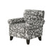 Southern Home Furnishings - Doggier Graphite Accent Chair in Grey - 512-C  Doggier Graphite - GreatFurnitureDeal