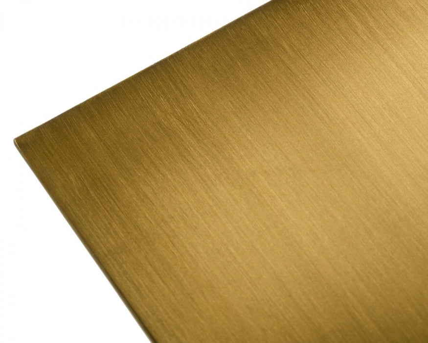 VIG Furniture - Modrest Hadler - Glam Brushed Gold Metallic End Table - VGODLZ-206E