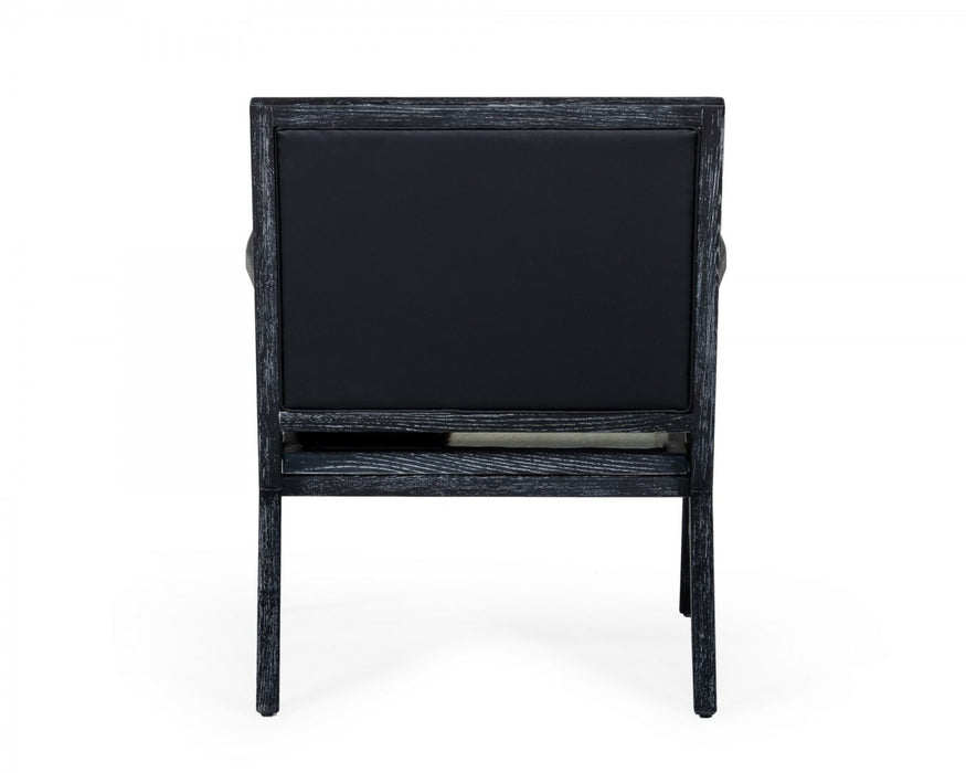 VIG Furniture - Modrest Hallam - Glam Black and White Cowhide Accent Chair - VGODZW-956 - GreatFurnitureDeal