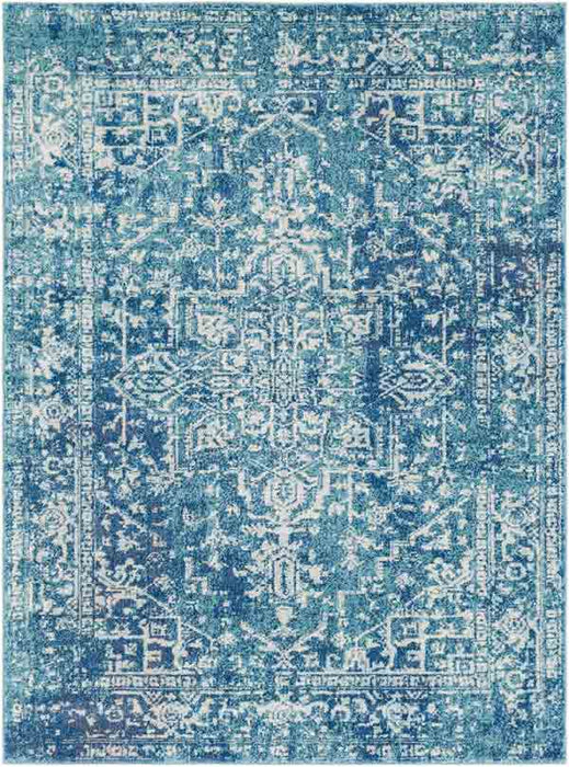 Surya Rugs - Harput Blue, Neutral Area Rug - HAP1023 - 2'7" x 7'3" - GreatFurnitureDeal