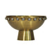 Worlds Away - Antique Brass Bowl With Stone Detail - HARVEY