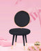 VIG Furniture - Modrest Haswell Glam Black Velvet Accent Chair - VGMFMC-479-BLK-CH - GreatFurnitureDeal