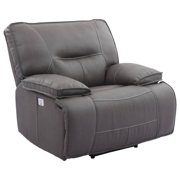 Parker Living - Spartacus Power Recliner with Power Headrest and USB Port in Haze -Set of 2- MSPA#812PH-HAZ - GreatFurnitureDeal