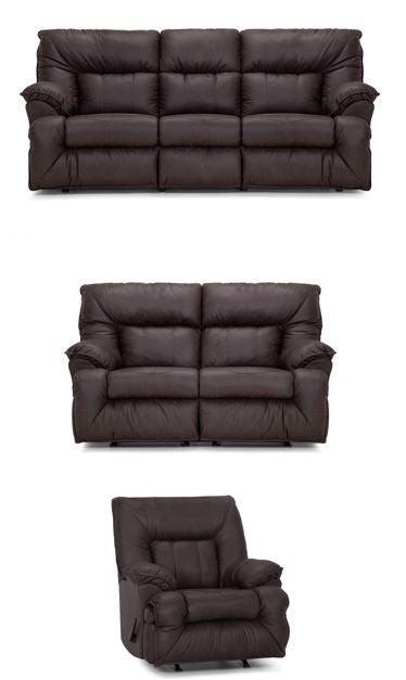 Franklin Furniture - Hector 3 Piece Power Reclining w-USB Living Room Set in Shadow - 76444-83-76423-83-4726-BJ-SHADOW