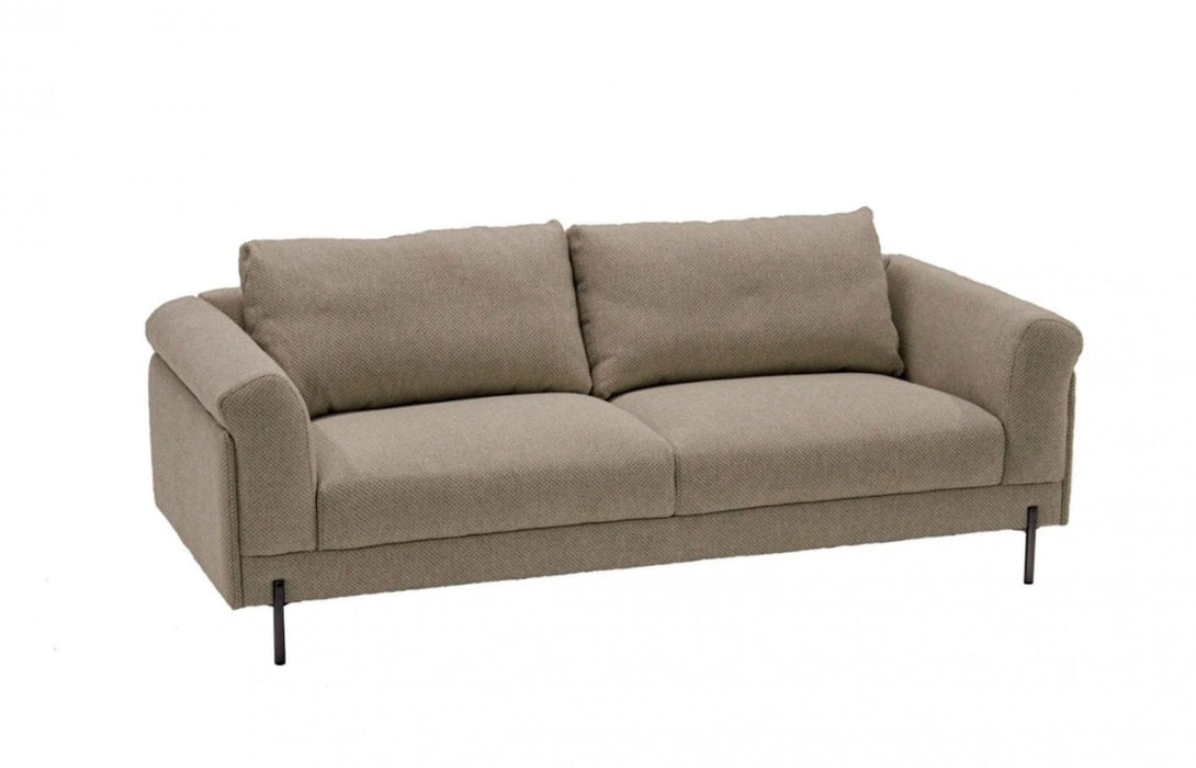 VIG Furniture - Divani Casa Hello Modern Beige Fabric Sofa - VGCF586-BEIGE-S