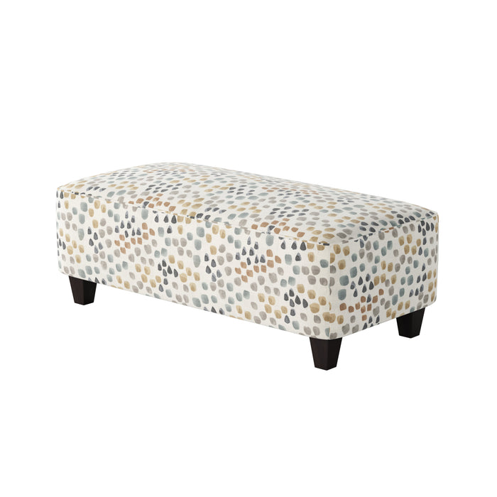 Southern Home Furnishings - Pfeiffer Canyon 49"Cocktail Ottoman in Multi - 100-C Pfeiffer Canyon - GreatFurnitureDeal
