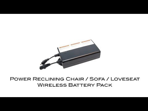 Wireless Rechargeable Battery Pack Power Supply for Power Sofas