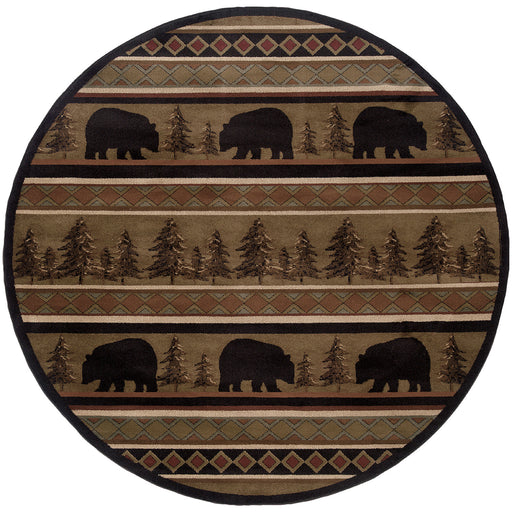 Oriental Weavers - Hudson Black/ Beige Area Rug - 1066A - GreatFurnitureDeal
