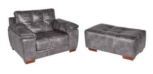 Jackson Furniture - Hudson 2 Piece Chair 1-2 Set in Steel - 4396-01-10-STEEL - GreatFurnitureDeal