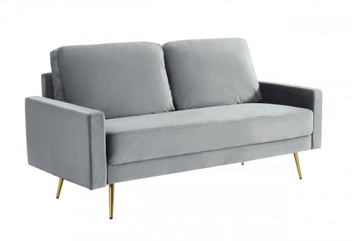 VIG Furniture - Divani Casa Huffine - Modern Grey Fabric Sofa - VGHCJYM2030-GRY - GreatFurnitureDeal