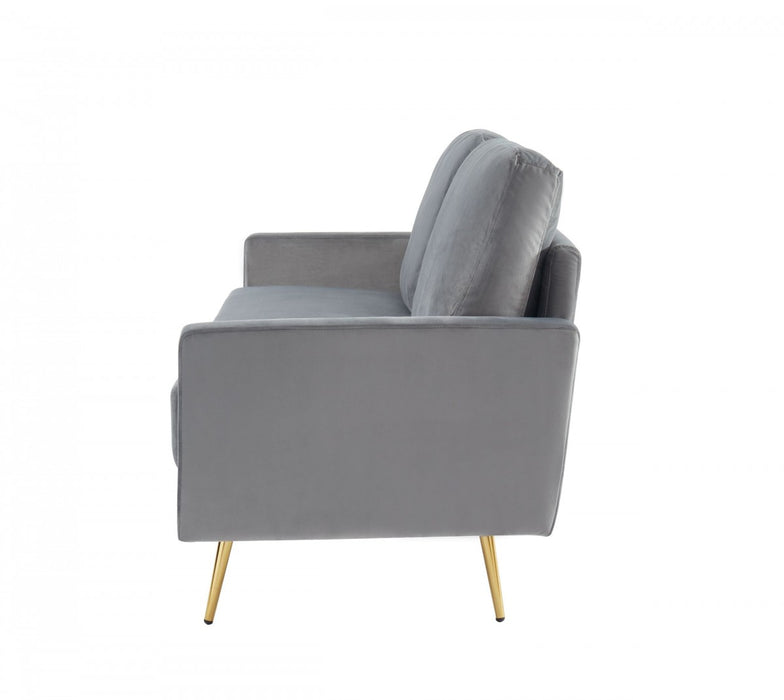 VIG Furniture - Divani Casa Huffine - Modern Grey Fabric Sofa - VGHCJYM2030-GRY