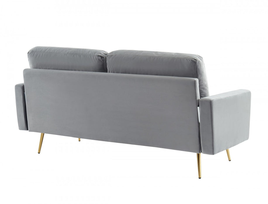 VIG Furniture - Divani Casa Huffine - Modern Grey Fabric Sofa - VGHCJYM2030-GRY