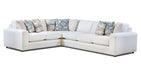 Southern Home Furnishings - Missionary Salt Sectional in Off White - 7003-21L 15KP 31R Missionary - GreatFurnitureDeal