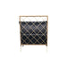 VIG Furniture - Divani Casa Ignacio Glam Black Velvet & Gold Accent Chair - VGMFOC-2211-BLK-CH - GreatFurnitureDeal