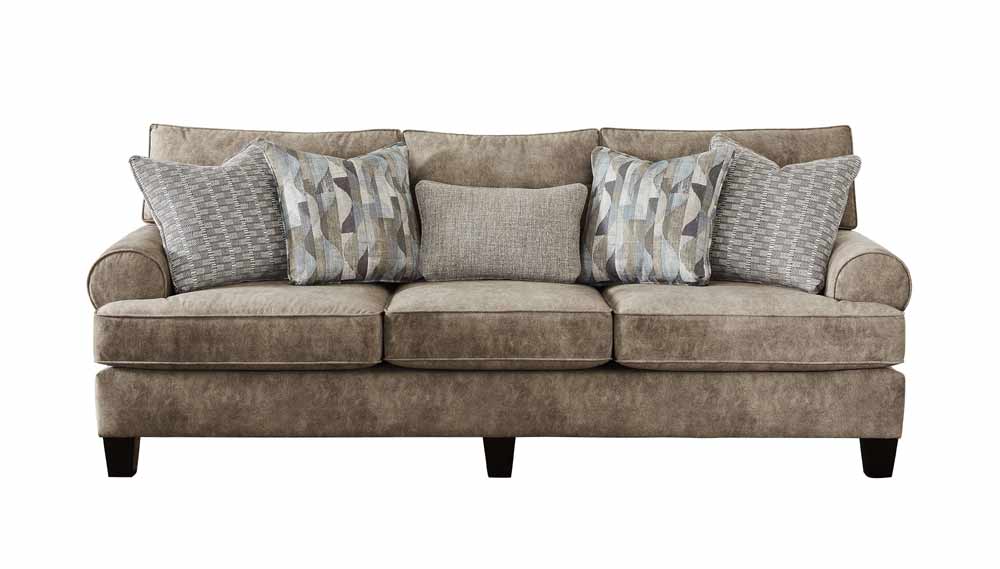 Southern Home Furnishings - Outlier Mushroom Sofa in Brown - 4200-KP Outlier Mushroom Sofa - GreatFurnitureDeal