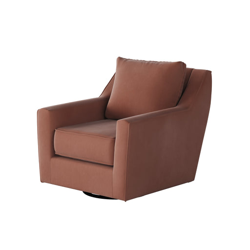 Southern Home Furnishings - Bella Rosewood Swivel Glider Chair in Rose - 67-02G-C Bella Rosewood - GreatFurnitureDeal