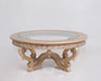 European Furniture - Imperial Palace Luxury Round Coffee Table in Dark Champagne - 32006-CT - GreatFurnitureDeal
