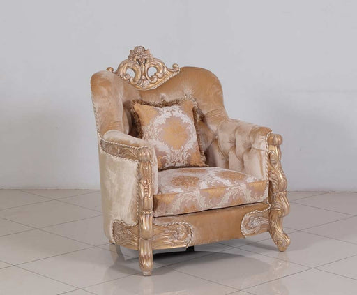 European Furniture - Imperial Palace Luxury Chair in Dark Champagne - 32006-C - GreatFurnitureDeal