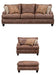 Franklin Furniture - Indira Faux Leather 3 Piece Sofa, Chair & Ottoman Set - 84840-84888-84818 - GreatFurnitureDeal