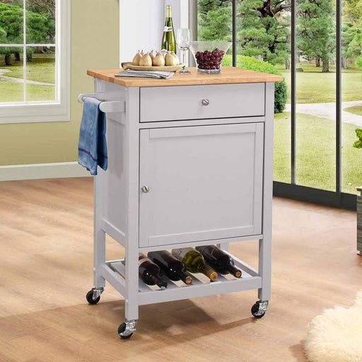 Acme Furniture - Hoogzen Portable Kitchen Cart - 98300 - GreatFurnitureDeal