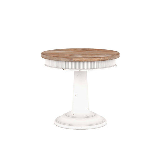 ART Furniture - Palisade Round End Table in Vintage White - 273304-2908 - GreatFurnitureDeal