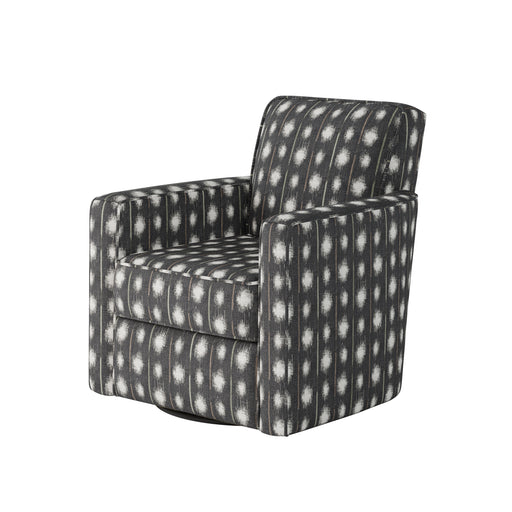 Southern Home Furnishings - Bindi Charcoal Swivel Glider Chair in Grey - 402G-C Bindi Charcoal - GreatFurnitureDeal