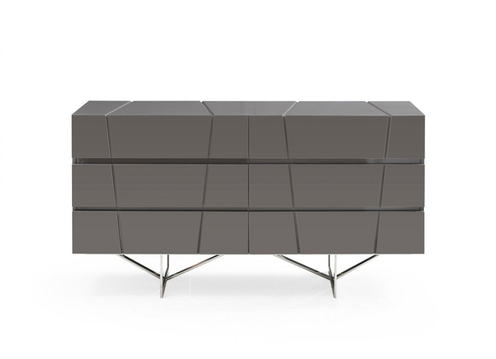 VIG Furniture - Modrest Chrysler Modern Grey Bedroom Set - VGVCBD8978-SET-GRY
