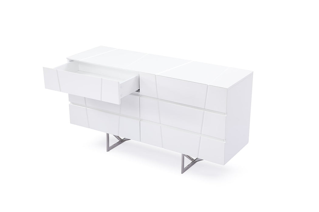 VIG Furniture - Modrest Chrysler Modern White Dresser - VGVCJ8978-D-WHT