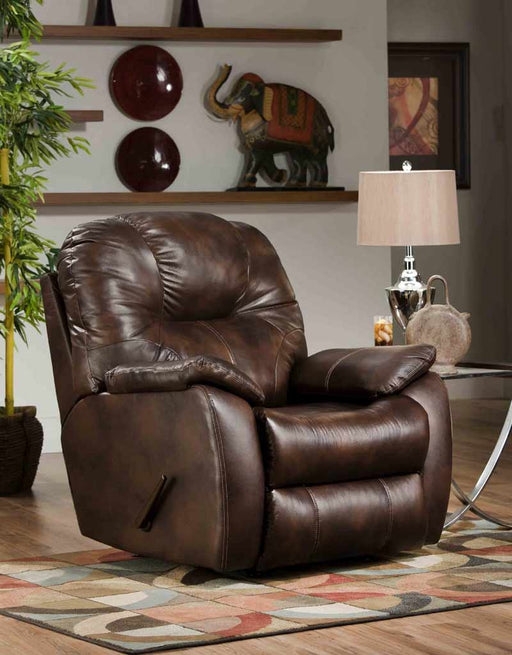 Southern Motion - Avalon Swivel Rocker Recliner in Coffee - 1838S - GreatFurnitureDeal