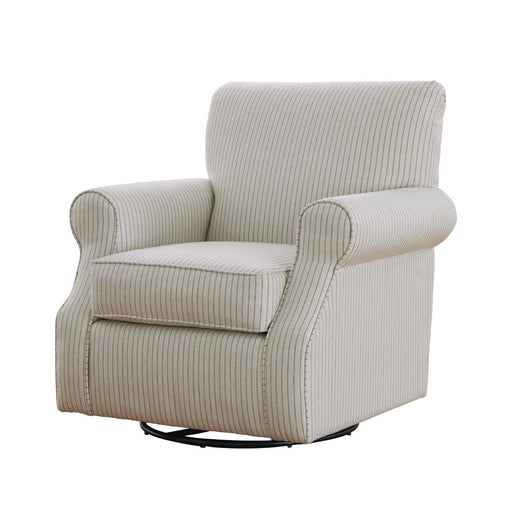 Southern Home Furnishings - Crossroads Mink Swivel Chair in Beige - 602S Fawcett Oat Swivel Chair - GreatFurnitureDeal