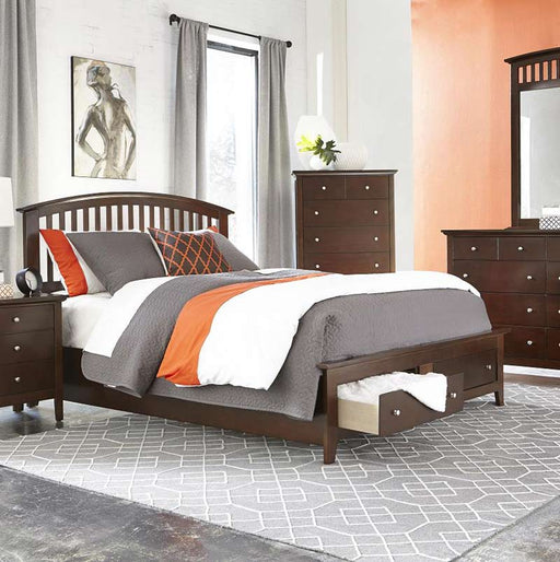 Myco Furniture - Jada Storage King Bed in Brown - JA3000-K - GreatFurnitureDeal