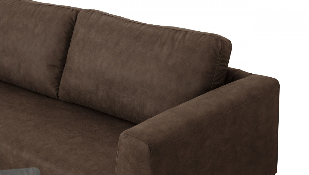 VIG Furniture - Divani Casa Jada Modern Brown Fabric Sofa - VGKNK8578-BRN-S - GreatFurnitureDeal