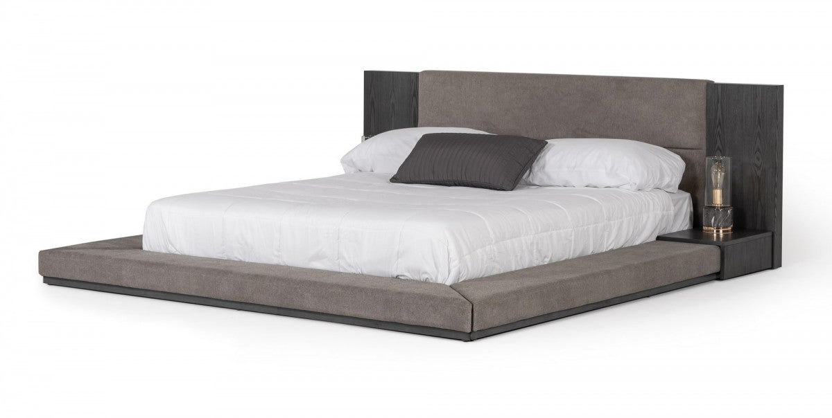 VIG Furniture - Nova Domus Jagger Modern Grey Bed - VGMABR-55-GRY-BED
