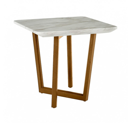 VIG Furniture - Modrest James Mid Century Walnut Ceramic End Table - VGCSET-19078-BRN-ET - GreatFurnitureDeal