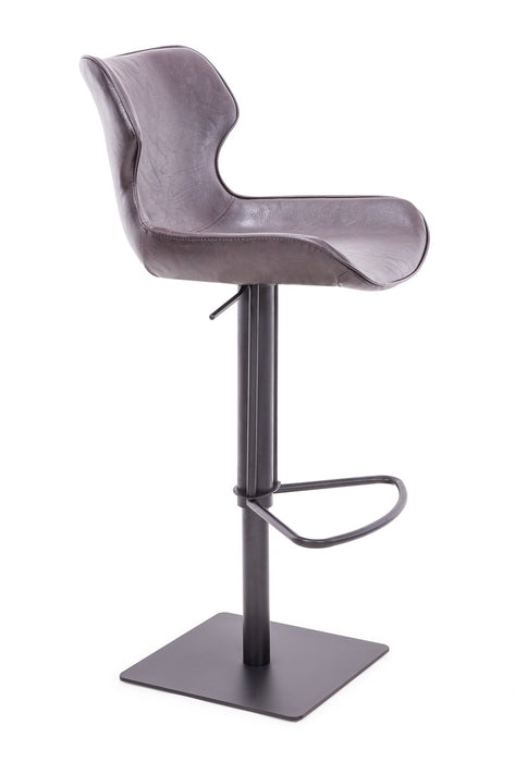 VIG Furniture - Modrest Jamila - Modern Dark Brown Eco-Leather Bar Stool - VGHR5475/GB-1-DKBRN-BS - GreatFurnitureDeal
