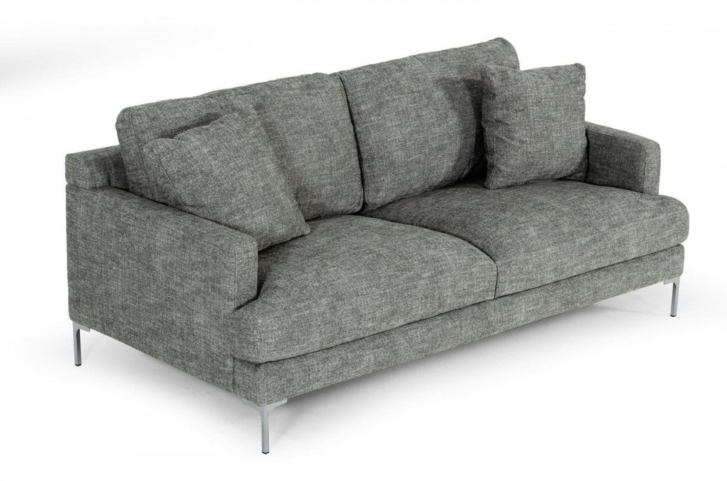 VIG Furniture - Divani Casa Janina - Modern Dark Grey Fabric Sofa - VGKKKF1032-DRKGRY-3