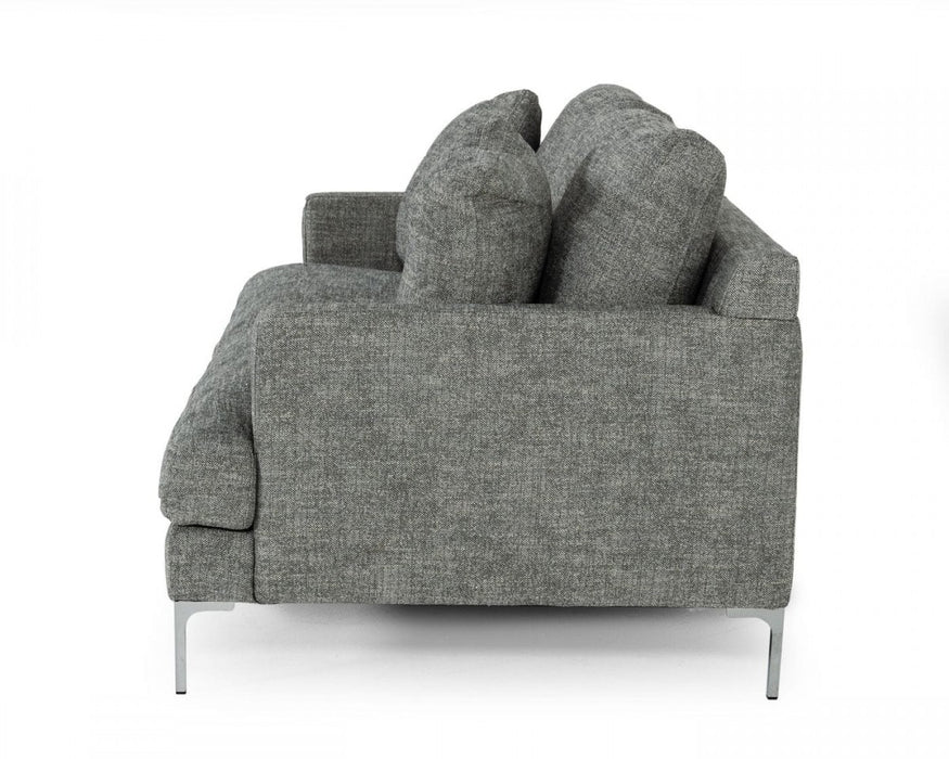 VIG Furniture - Divani Casa Janina - Modern Dark Grey Fabric Sofa - VGKKKF1032-DRKGRY-3