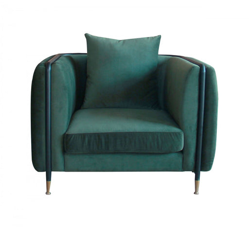 VIG Furniture - Divani Casa Jebel Modern Dark Green Jade Accent Chair - VGEUMC-9712SF-GRN-CH - GreatFurnitureDeal